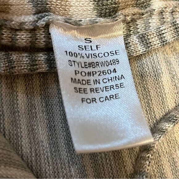 DNA Couture Sleeveless Bodycon Dress size Small Viscose Cinched Drawstring Sides - Picture 9 of 12